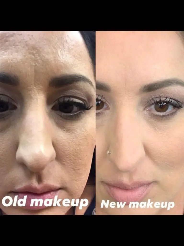 Seint makeup before and after