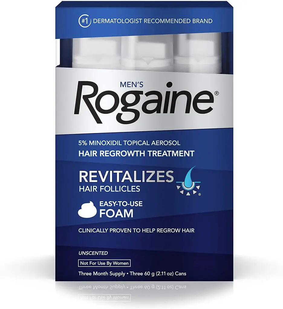 Men's Rogaine 5% Minoxidil Foam 