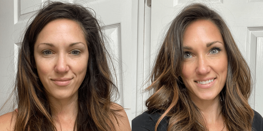 Embody Daily Volumizing shampoo before and after