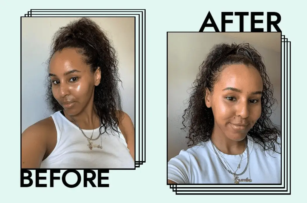 Mielle Hair Oil Before And After