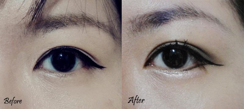 Clinique Repairwear Laser Focus before and after