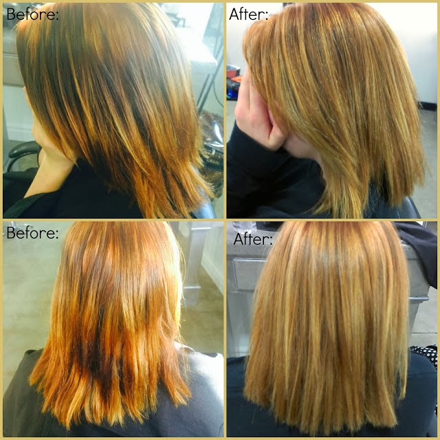 Color Prep before and after
