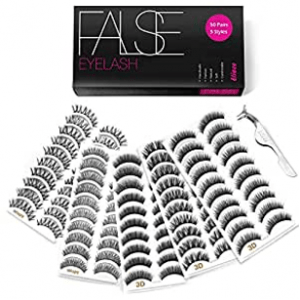 Eliace 50 Pairs False Eyelashes