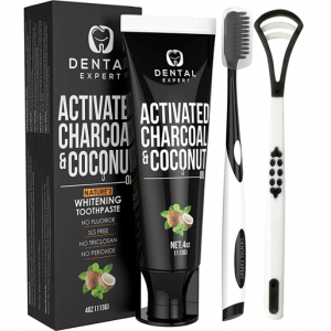 Dental Expert Activated Charcoal And Coconut Teeth Whitening Toothpaste