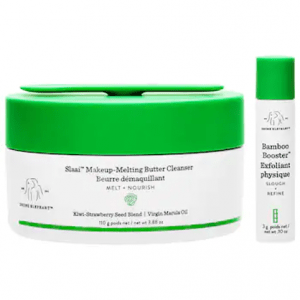 Drunk Elephant Slaai Makeup-Melting Butter Cleanser And Bamboo Booster Exfoliant