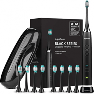 AquaSonic Black Series Ultrasonic Whitening Toothbrush